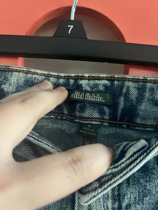 Wild Fable Denim Mini Skirt - Picture 3 of 6